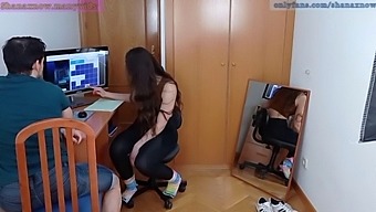 Petite Teen Forced To Give Blowjob And Swallow Cum In College