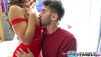 Richelle Ryan, A Voluptuous Stepmom, Pleases Her Stepson With Intense Anal Action.