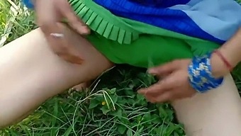 Desi Husband Joins His Wife For Outdoor Sex