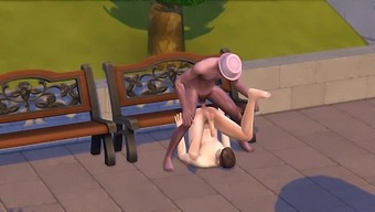 Gay Couple Engages In Sexual Activity In A Public Park Using Sims 4 Game