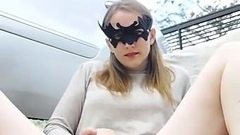 Playful Pleasure Under The Open Sky: Female Self-Pleasure With Toys And Climaxes