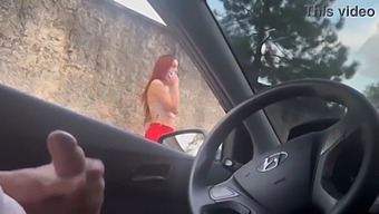 Approaching A Beautiful Woman At The Bus Stop For Travel Advice