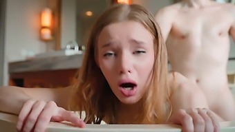 Hd Video: Teenage Stepsister Caught In The Bathroom By Her Brother