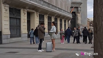 Nuria Millan, A Novice Girl, Enjoys Picking Up Strangers On The Street For Intense Sexual Encounters!