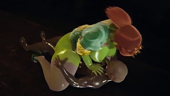 Orc And Princess Fiona'S Passionate Encounter In 3d