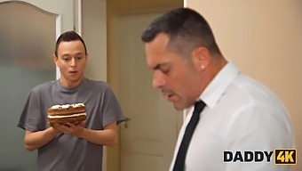 Amazing Slutty Girlfriend Gets Face-Fucked By Stepdad
